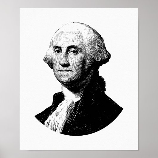 President George Washington Graphic Poster (Voorkant)