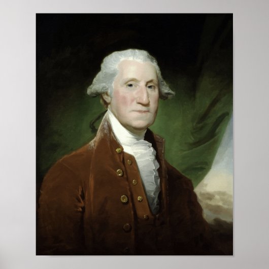 President George Washington Painting Poster (Voorkant)