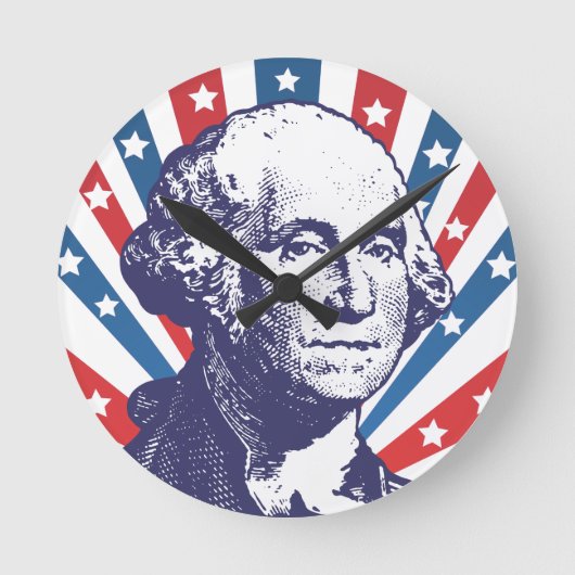 president George Washington Ronde Klok (Voorkant)