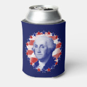 President George Washington Stars en Stripes Blikjeskoeler (Blikje Achterkant)