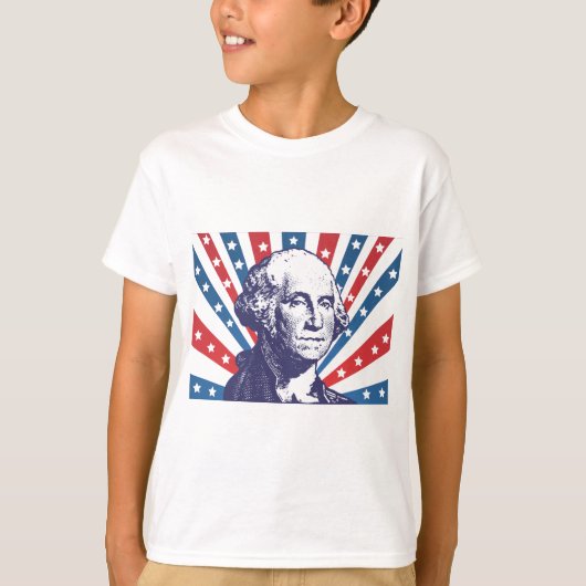 president George Washington T-shirt (Voorkant)
