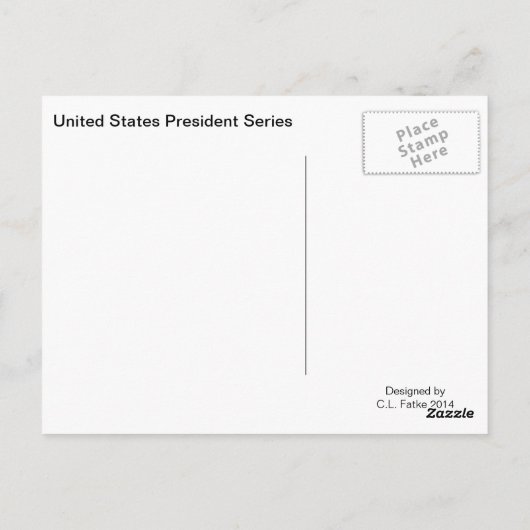 President Gerald Ford Briefkaart (Achterkant)