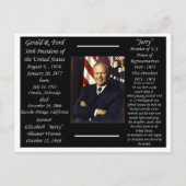 President Gerald Ford Briefkaart (Voorkant)