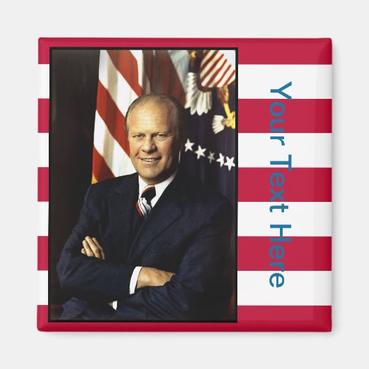 President Gerald Ford Portrait Magneet (Voorkant)