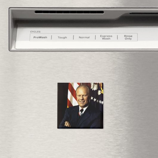 President Gerald Ford Portrait Magneet (Insitu (Vaatwasser))