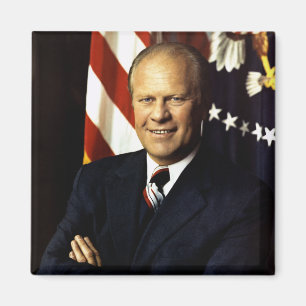 President Gerald Ford Portrait Magneet
