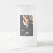 President Gerald Ford Portret Frosted Glass Beer Matglas Bierpul (Center)