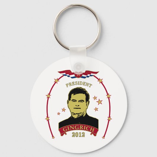 President Gingrich 2012 Sleutelhanger (Voorkant)