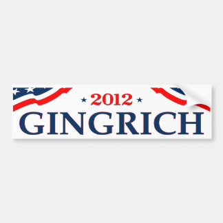 President Gingrich 2012 (v105) Bumpersticker