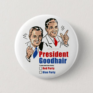 President Goodhair Ronde Button 5,7 Cm