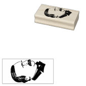 President Grover Cleveland 1,5 x 3 inch rubberstem Rubberstempel (Gestempeld)
