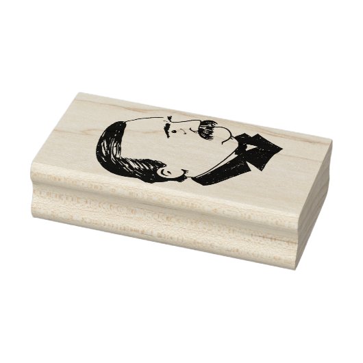 President Grover Cleveland 1,5 x 3 inch rubberstem Rubberstempel (Stempel)
