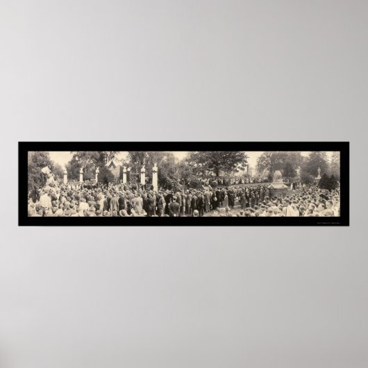 President Harding Funeral Photo 1923 Poster (Voorkant)