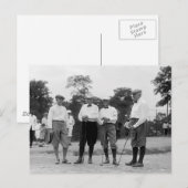 President Harding Golf Foursome, jaren 20 Briefkaart (Voorkant / Achterkant)