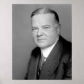 President Herbert Hoover Portret Poster (Voorkant)