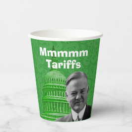 President Herbert Hoover Tarieven Papieren Bekers