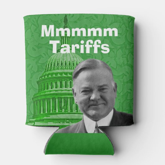 President Herbert Hoover Tariffs Blikjeskoeler (Achterkant)