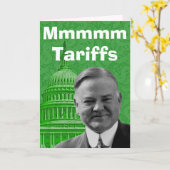 President Herbert Hoover Tariffs Kaart (Gele Bloem)