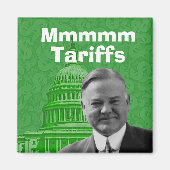 President Herbert Hoover Tariffs Magneet (Voorkant)