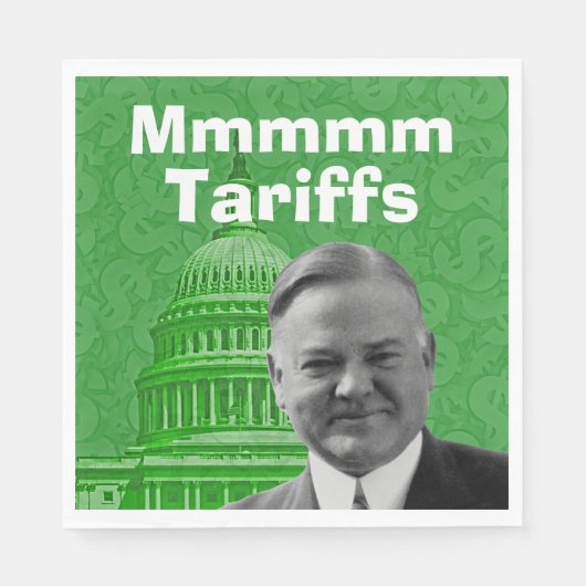 President Herbert Hoover Tariffs Servet (Voorkant)