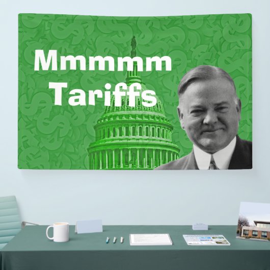 President Herbert Hoover Tariffs Spandoek (Beurs)