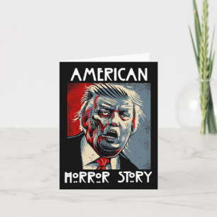 President Horror Amerikaanse Zombie Story Hallowee Kaart