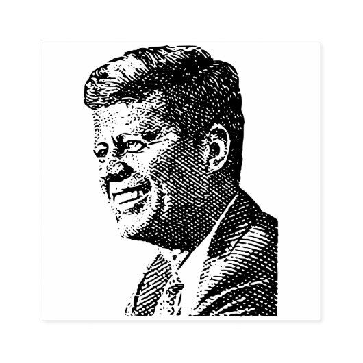 President J.F. Kennedy Rubberstempel (Afrduk)