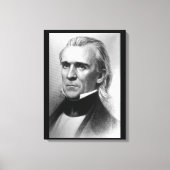 President James K. Polk, c_America Grows_Afbeeldin Canvas Afdruk (Voorkant)