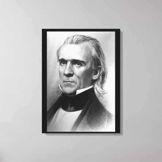 President James K. Polk, c_America Grows_Afbeeldin Canvas Afdruk (Voorkant)