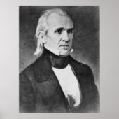  President James K. Polk Poster (Voorkant)