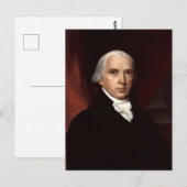 President James Madison Briefkaart (Voorkant / Achterkant)