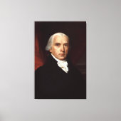 President James Madison Portret van John Vanderlyn Canvas Afdruk (Voorkant)