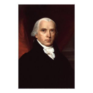 President James Madison Portret van John Vanderlyn Foto Afdruk