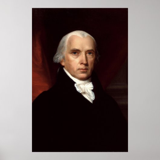 President James Madison Portret van John Vanderlyn Poster (Voorkant)