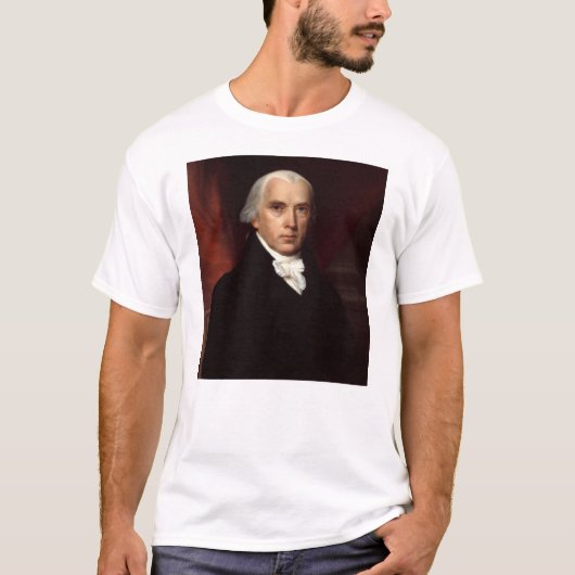 President James Madison Portret van John Vanderlyn T-shirt (Voorkant)