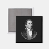 President James Monroe Magneet (Voorkant / Achterkant)