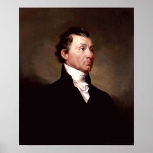 President James Monroe Portrait Poster (Voorkant)