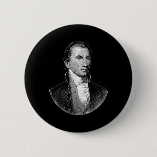 President James Monroe Ronde Button 5,7 Cm