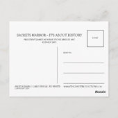 President James Monroe Stone Bridge Briefkaart (Achterkant)