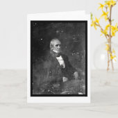 President James Polk Daguerreotype 1849 Kaart (Gele Bloem)