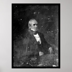 President James Polk Daguerreotype 1849 Poster