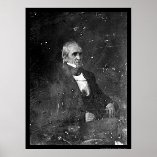 President James Polk Daguerreotype 1849 Poster