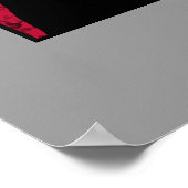 President Jefferson en de Amerikaanse vlag Poster (Hoek)