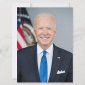 President Joe Biden 2021 Portret groot Briefkaart (Voorkant)