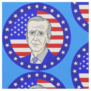 president Joe Biden Amerikaanse vlag Stof