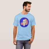 president Joe Biden Amerikaanse vlag T-shirt (Voorkant volledig)