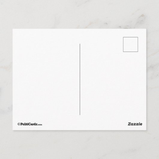 President Joe Biden Briefkaart (Achterkant)