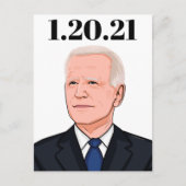 President Joe Biden Briefkaart (Voorkant)