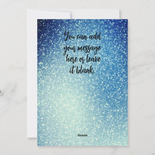 President Joe Biden en Santa Hat Feestdagenkaart (Achterkant)