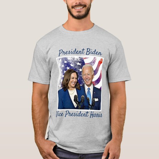 President Joe Biden en VP Kamala Harris 2020 T-shirt (Voorkant)